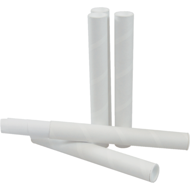 Verzendkoker CleverPack A3 330x29.7x1.2 met doppen wit pak à 5 stuks