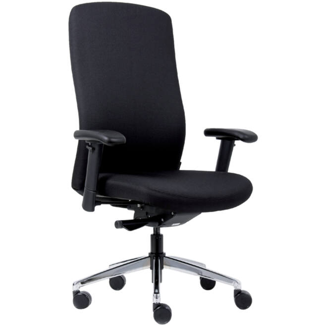 Bureaustoel Euroseats Heavy Duty zwart