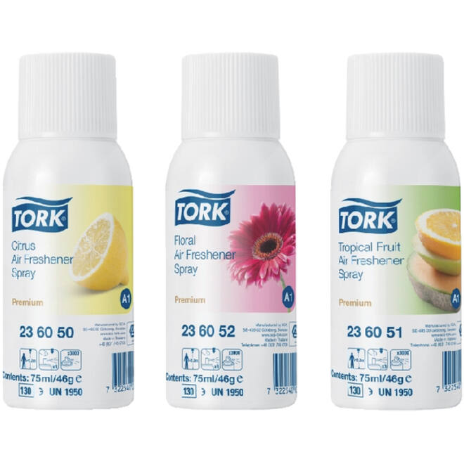 Luchtverfrisser Tork A1 Premium spray bloemen 236052