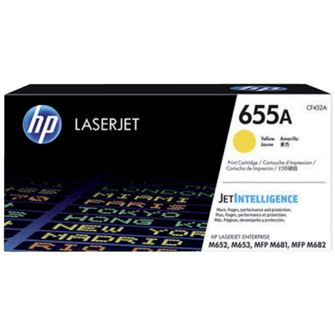 Tonercartridge HP CF452A 655A geel