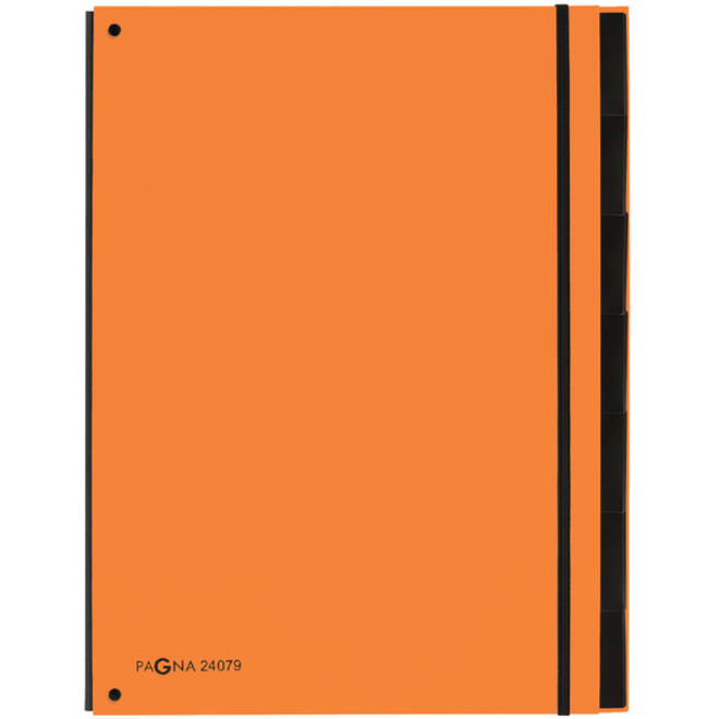 Sorteermap Pagna Trend A4 7 tabs oranje