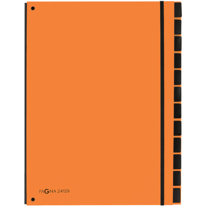 Sorteermap Pagna Trend A4 12 tabs oranje