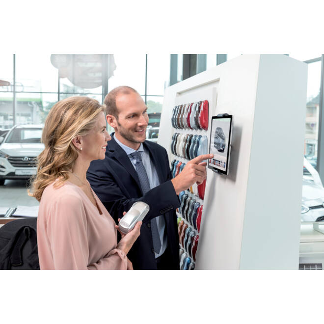 Tablethouder Durable voor aan de wand