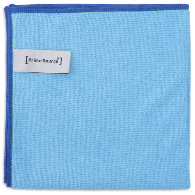 Microvezeldoek Primesource professional 38x38cm blauw pak à 10 stuks