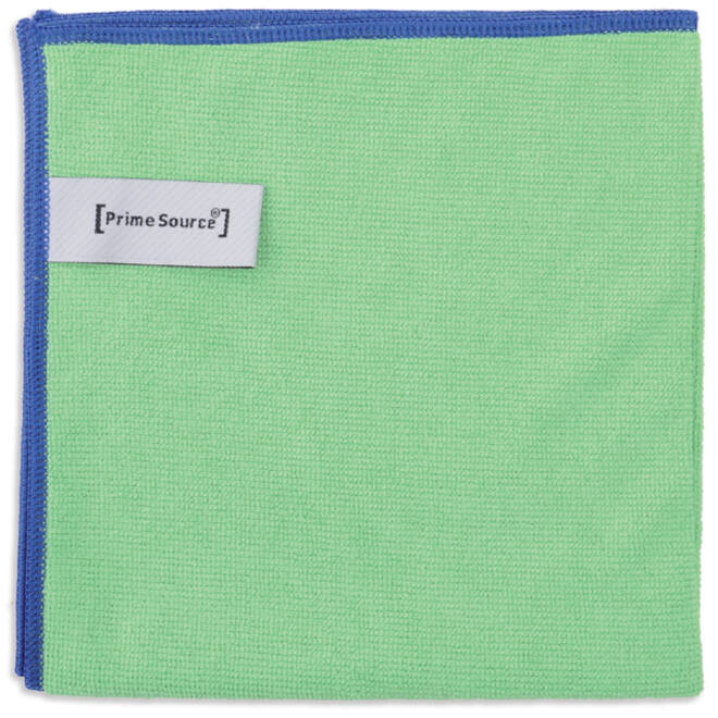Microvezeldoek Primesource professional 38x38cm groen pak à 10 stuks