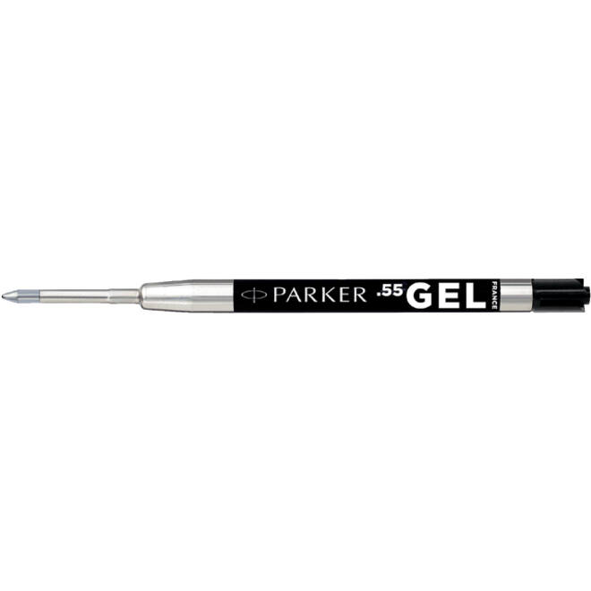 Gelschrijvervulling Parker Quink fijn zwart blister à 1 stuk