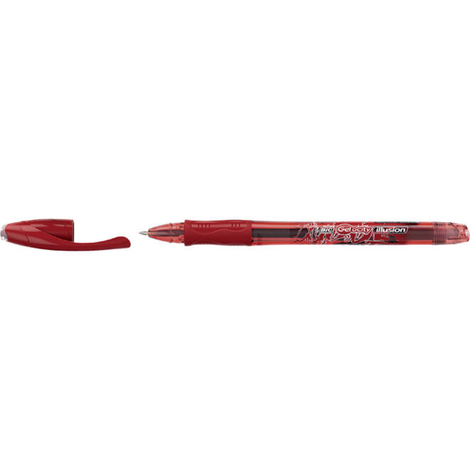Gelschrijver Bic Gel-ocity illusion medium rood