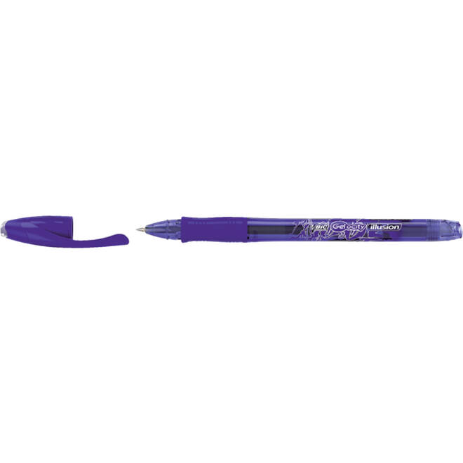 Gelschrijver Bic Gel-ocity illusion medium blauw