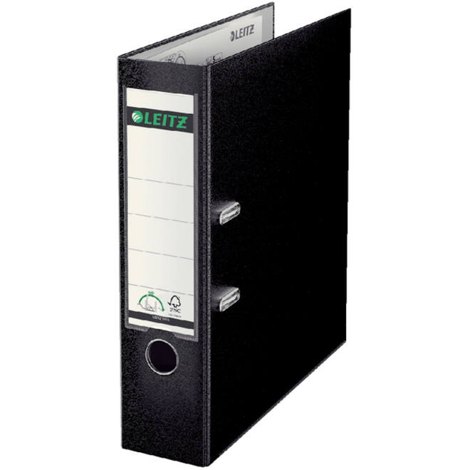 Ordner Leitz 1010 180° 80mm PP A4 zwart