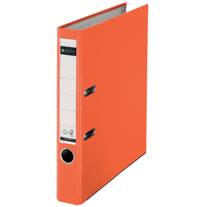 Ordner Leitz 1015 180° 52mm PP A4 oranje