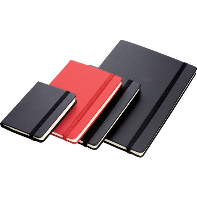 Notitieboek Quantore A4 lijn192 blz 80gr zwart