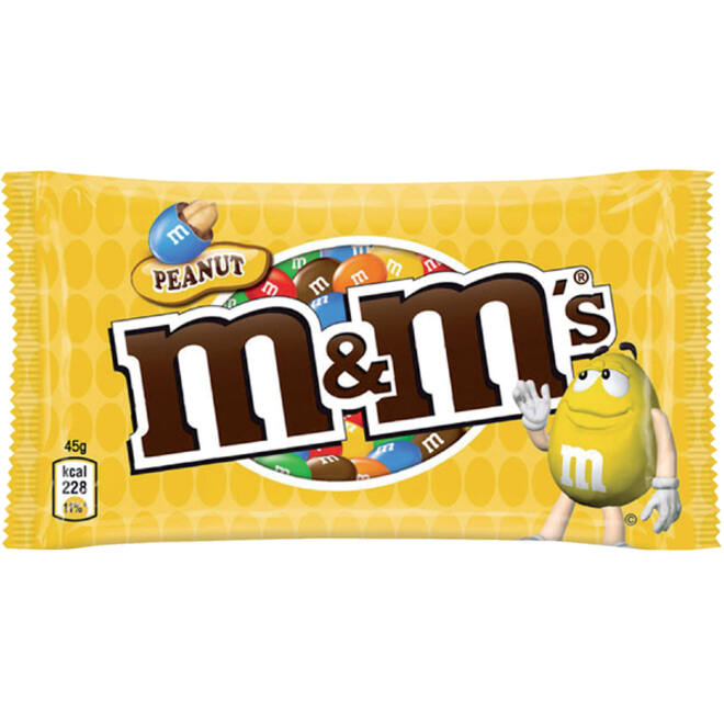 Snoep M&M's pinda 24x45 gram