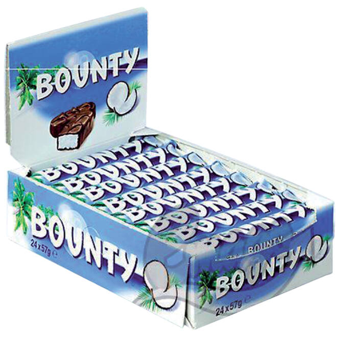 Snoep Bounty reep 24x57 gram