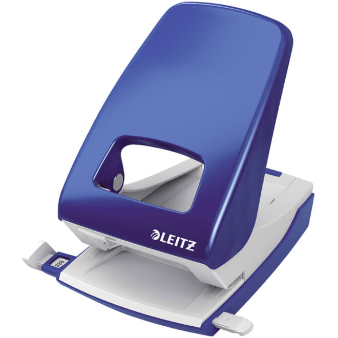 Perforator Leitz Nexxt archief metaal 40 vel blauw