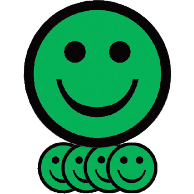 Magneet smiley 75mm emotie blij groen