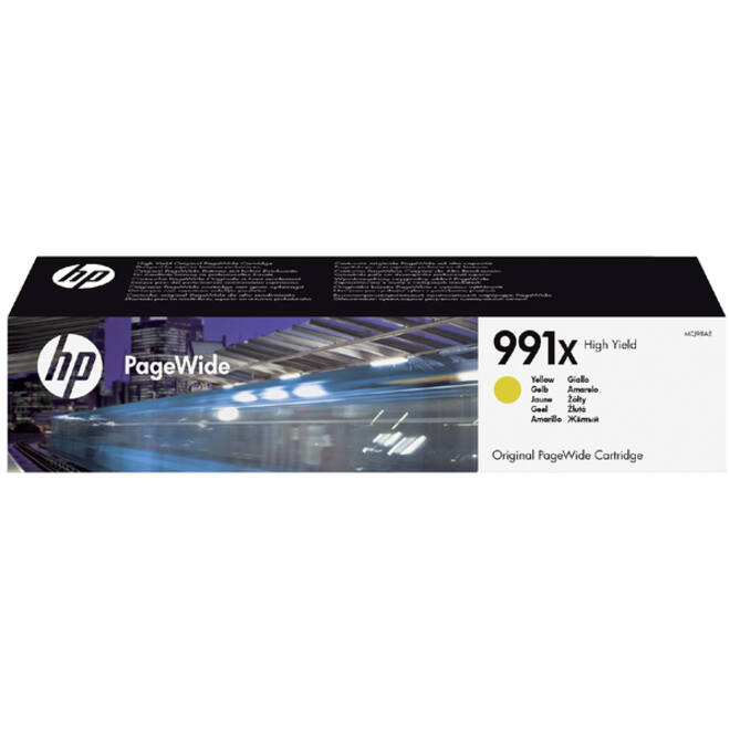 Inktcartridge HP M0J98AE 991X geel