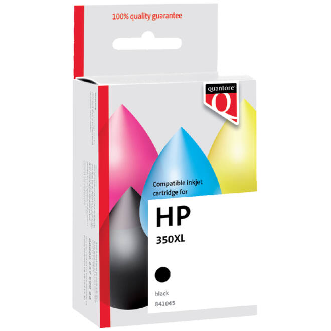 Inktcartridge Quantore alternatief tbv HP CB336EE 350XL zwart