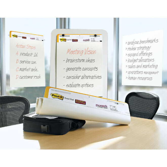 Meeting chart Post-it 559 Super Sticky 63,5x76,2cm wit