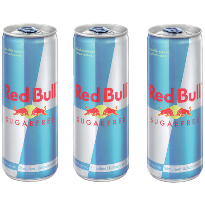 Energiedrank Red Bull sugarfree blik 250 ml