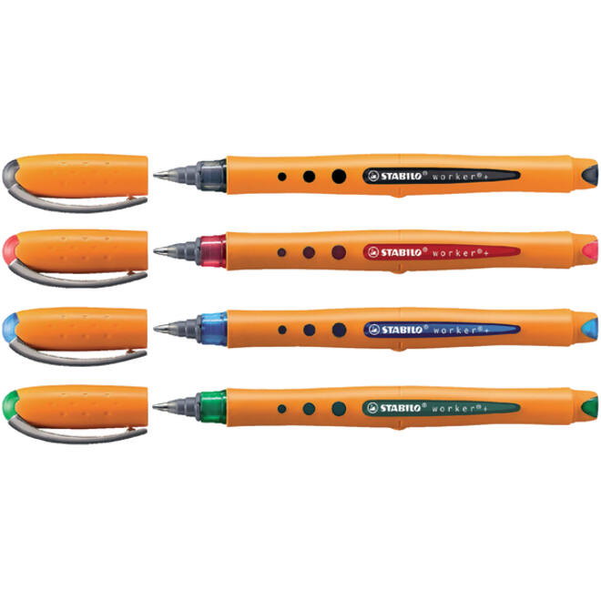 Rollerpen STABILO worker 2018/36 medium groen