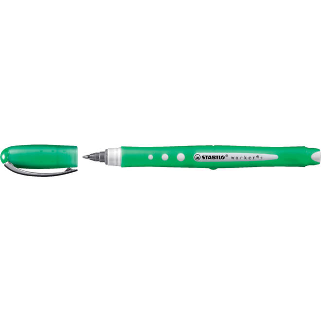 Rollerpen STABILO worker colorful 2019/36 medium groen