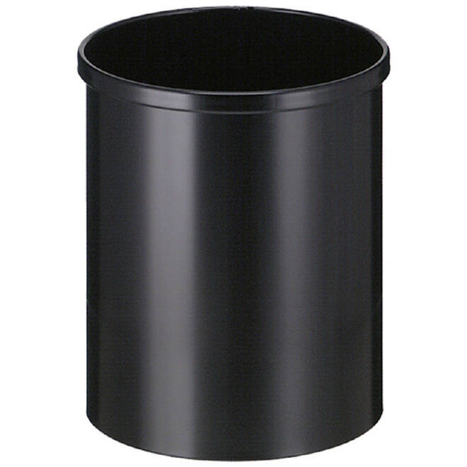 Papierbak Vepabins rond Ø25.5cm 15 liter zwart