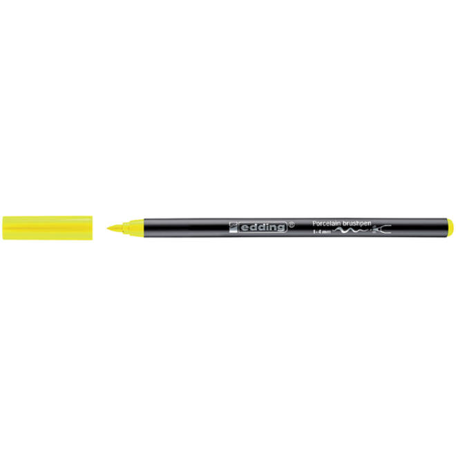 Brushpen edding 4200 porselein geel