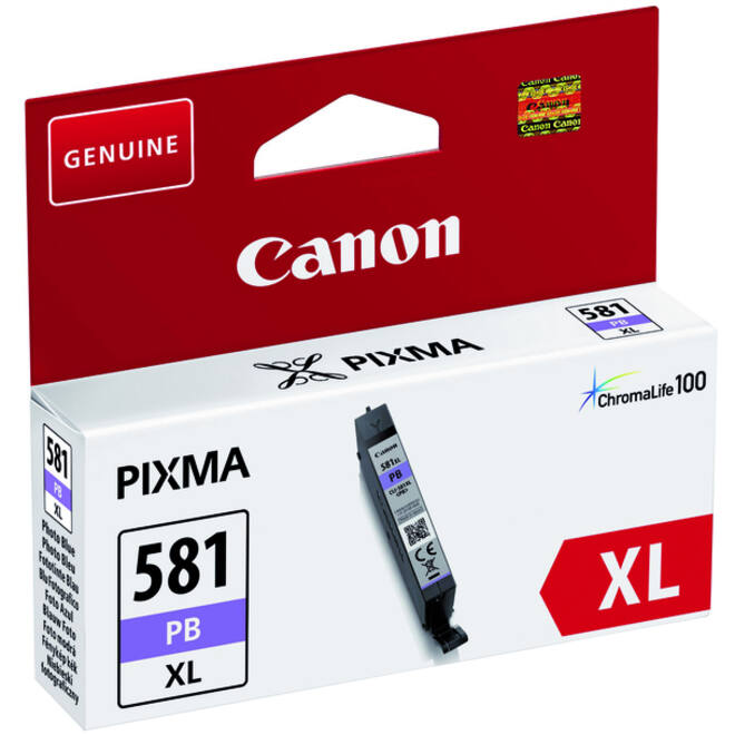 Inktcartridge Canon CLI-581XL foto blauw