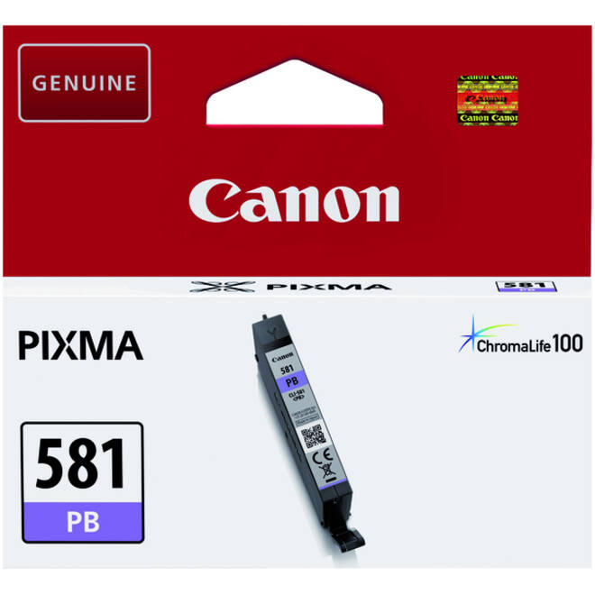 Inktcartridge Canon CLI-581 foto blauw