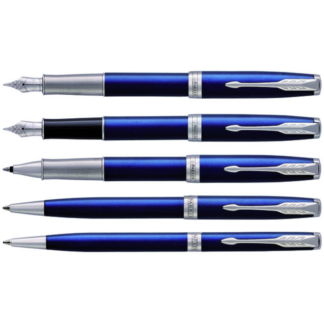 Balpen Parker Sonnet blue lacquer CT medium
