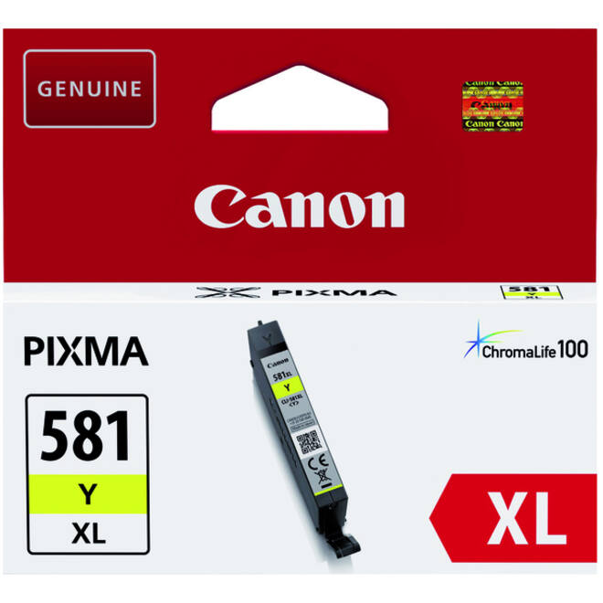 Inktcartridge Canon CLI-581XL geel