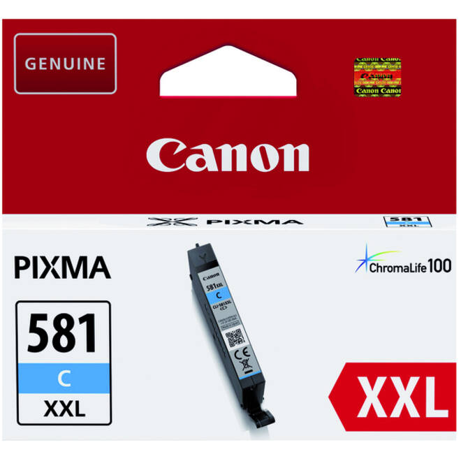 Inktcartridge Canon CLI-581XXL blauw