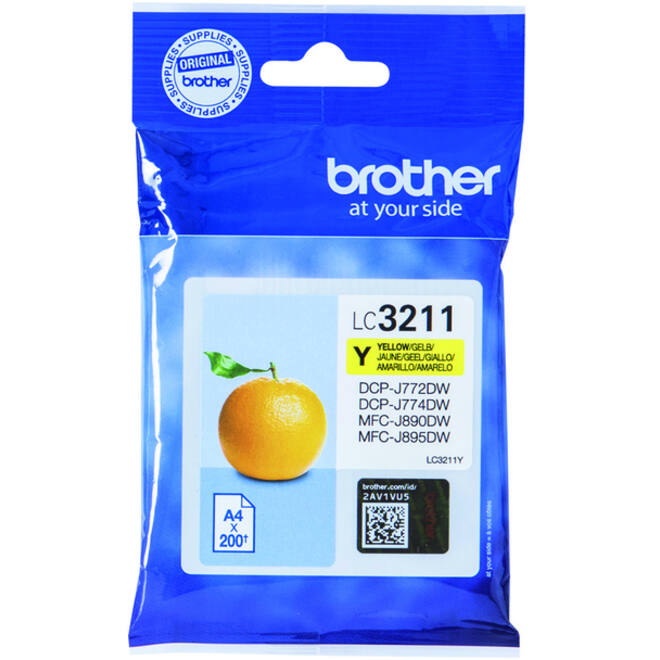 Inktcartridge Brother LC-3211Y geel