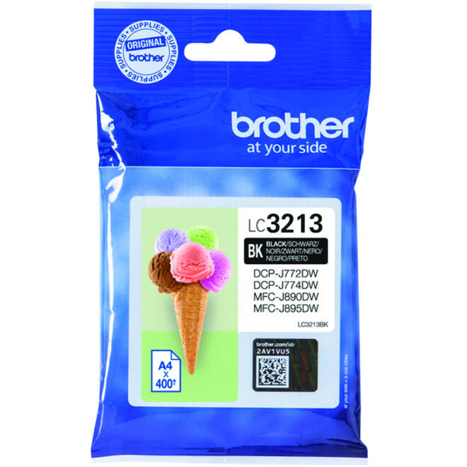Inktcartridge Brother LC-3213BK zwart