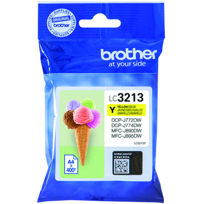 Inktcartridge Brother LC-3213Y geel