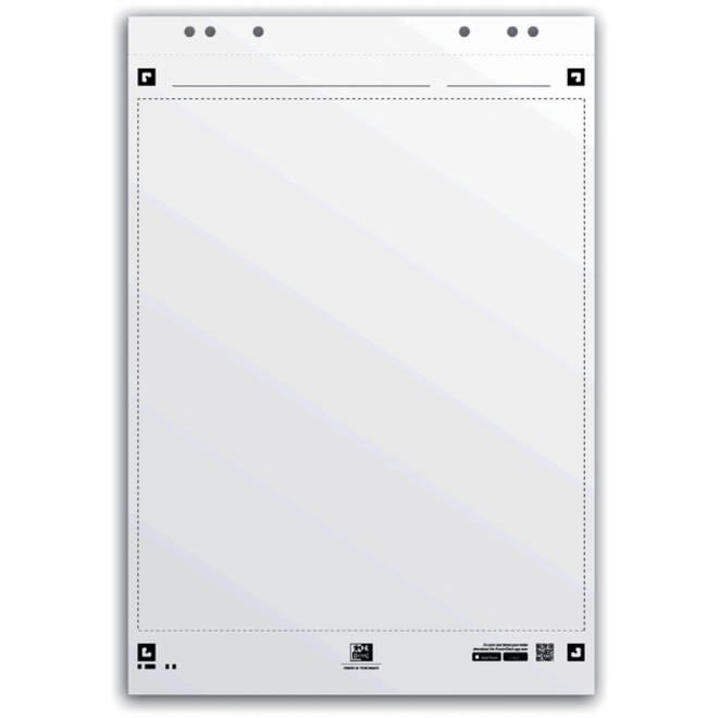 Flipoverpapier Oxford smart 65x98cm blanco 90gram 20vel
