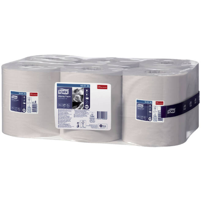 Poetspapier Tork M2 Advanced 1-laags 275m wit 100134