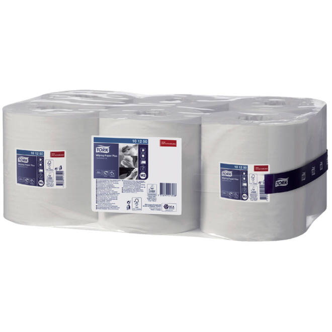 Poetspapier Tork M2 Plus Advanced 2-laags 160m wit 101250