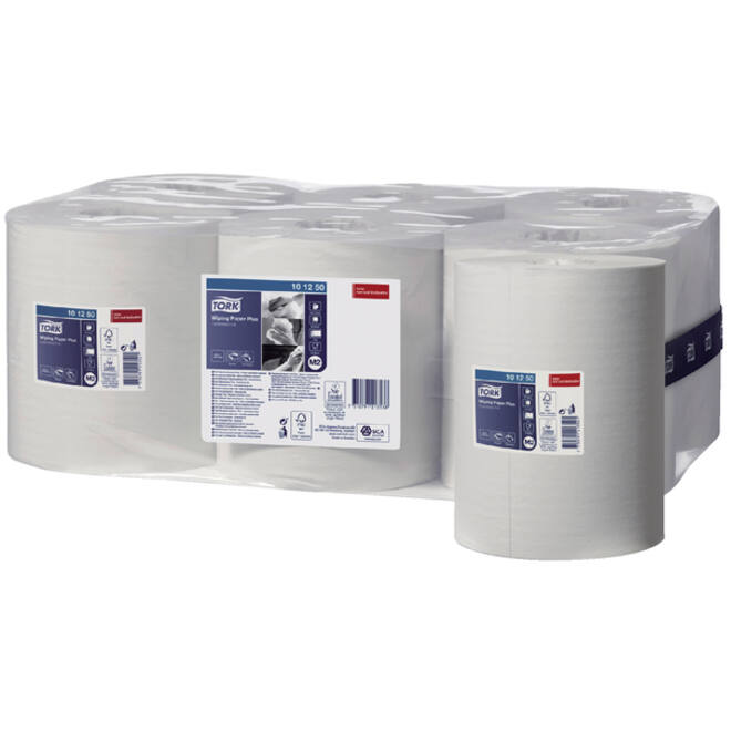 Poetspapier Tork M2 Plus Advanced 2-laags 160m wit 101250