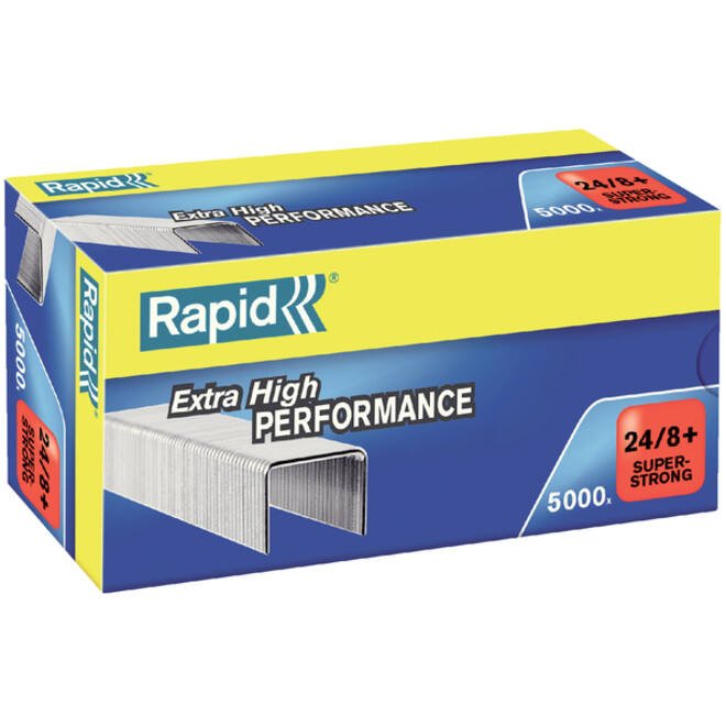 Nieten Rapid 24/8+ gegalvaniseerd super strong 5000 stuks