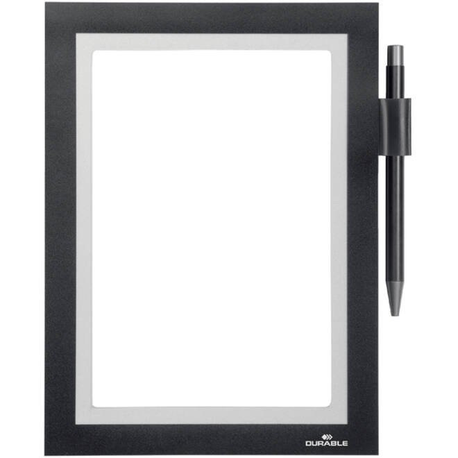 Duraframe Durable 499401 Note A5 zelfklevend zwart