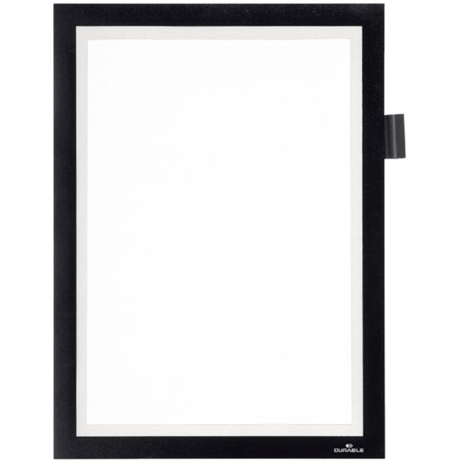 Duraframe Durable 499301 Note A4 zelfklevend zwart