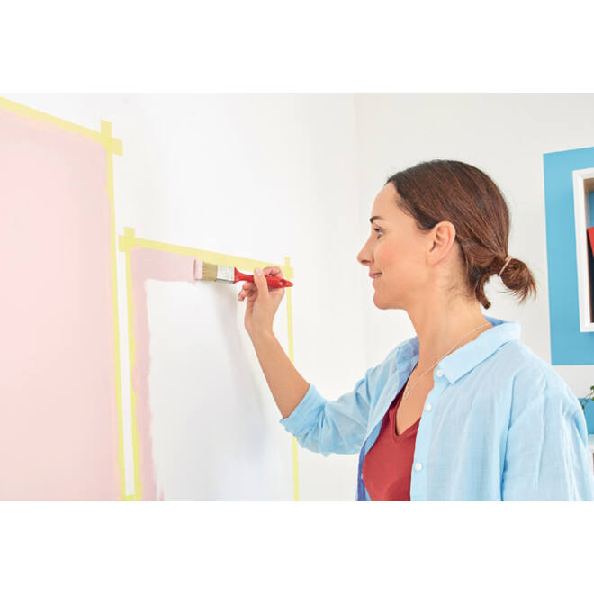 Afplaktape tesa® Economy 50mmx50m creme