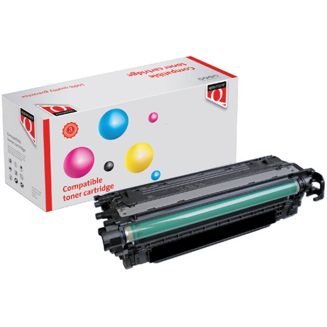 Tonercartridge Quantore alternatief tbv HP CE250A 504A zwart