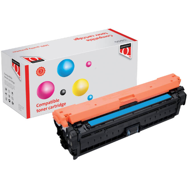 Tonercartridge Quantore alternatief tbv HP CE271A 650A blauw