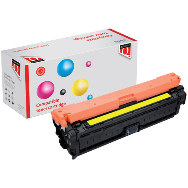 Tonercartridge Quantore alternatief tbv HP CE272A 650A geel