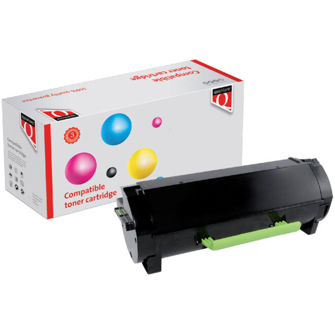 Tonercartridge Quantore alternatief tbv Lexmark 50F2U00 zwart