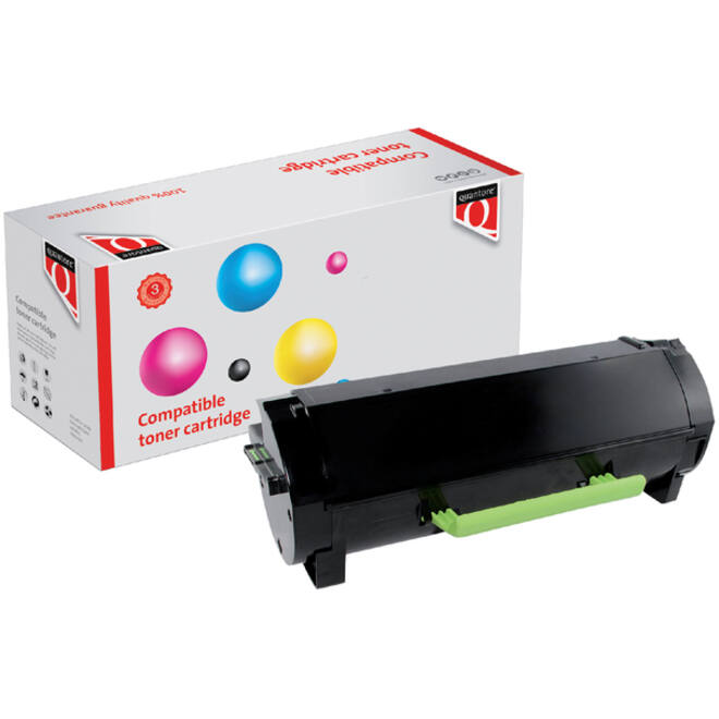 Tonercartridge Quantore alternatief tbv Lexmark 50F0XA0 zwart