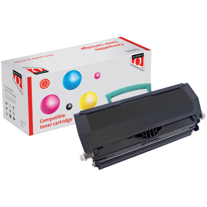 Tonercartridge Quantore alternatief tbv Lexmark E260A11E zwart