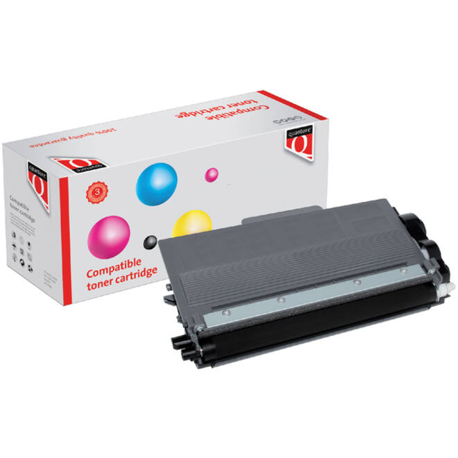 Toner Quantore alternatief tbv Brother TN-3380BK zwart